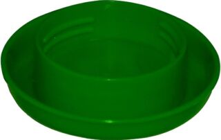 Green Screw On Watering Base for Quart Jar